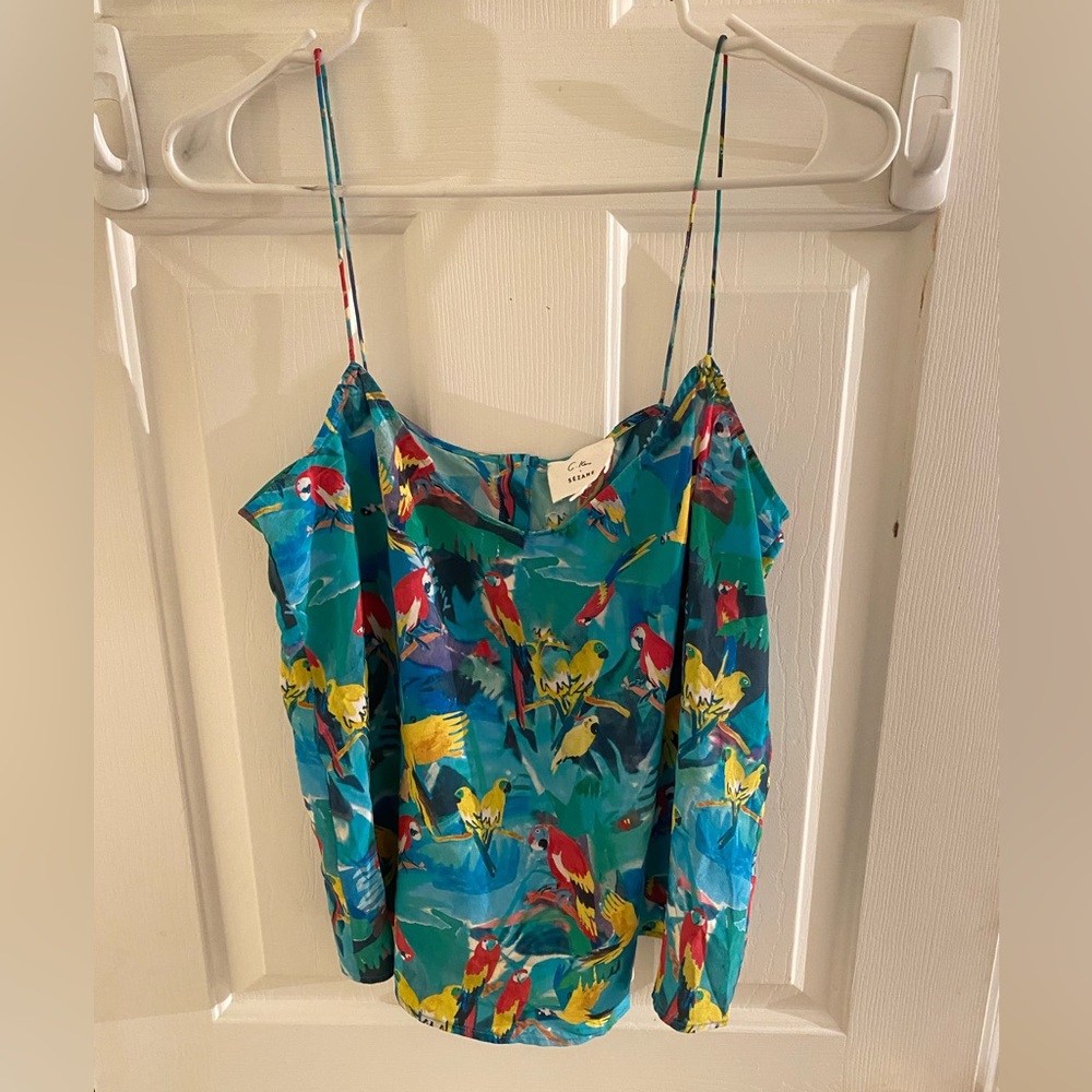 Sézane Tropical Print Cami